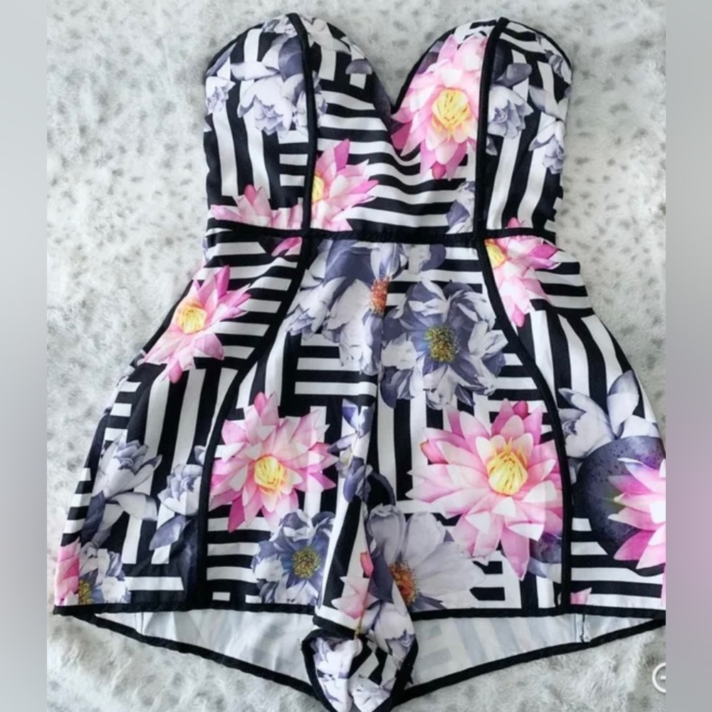 LF Angel Biba Strapless Romper